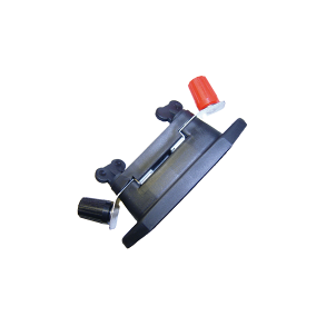 Isolator med strmtilslutning.