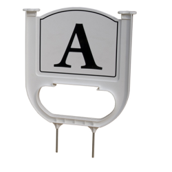 Nummerskilte st m/1-12 / 2x ABC Start/Finish