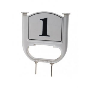 Nummerskilte st m/1-12 / 2x ABC Start/Finish