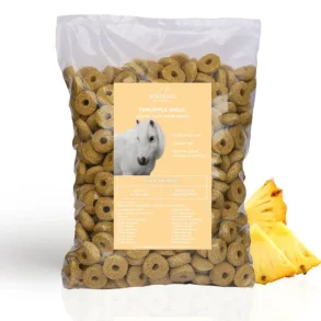 Hestegodbidder - Ananasringe - 2 kg refill