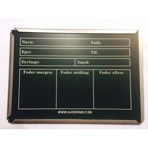 Ramme til bokstavle/skilt A4